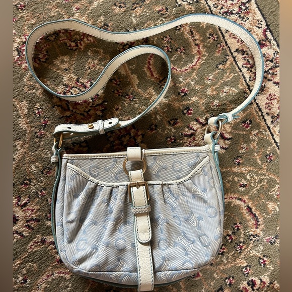 Authentic Celine bag Triomphe Vintage leather designer bag - Picture 8 of 11